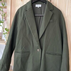 Vince Dark Green Women's Blazer